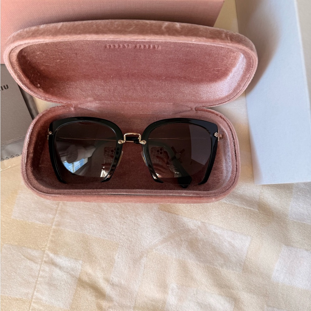 Miu Miu Gray Gradient Sunglasses - Picture 3 of 11